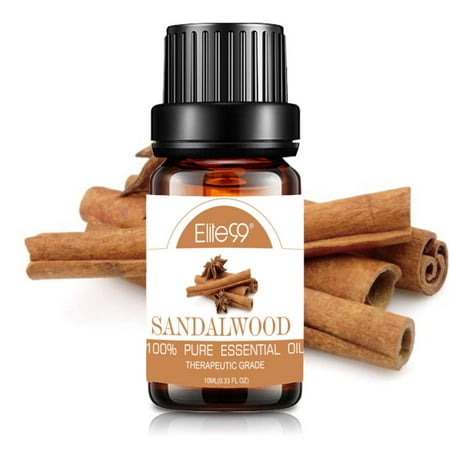 Elite99 10ML Sandalwood Essential Oil 100% Pure & Natural Aromatherapy Oils For (Best Sandalwood Essential Oil)