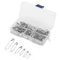 (2Pack) Safety Pins Small Tiny Stainless Durable Clothes Pins with 6