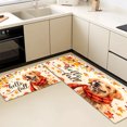 thumbnail image 5 of Floral Kitchen Rugs Sets of 3, Non Slip Kitchen Rugs and Mats Washable Farmhouse Kitchen Rugs Floral Kitchen Floor Mat Carpet Runner Rugs for Hallway Laundry Room, 5 of 12