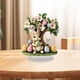 thumbnail image 1 of Easter Bunny Flat Decor, Cute Eggs Home Festive Decoration, 2D Wall Shelf Accent, Spring Seasonal Wall Art, Foldable Desktop Ornament, Wooden Base Design, for Living Room, 1 of 7