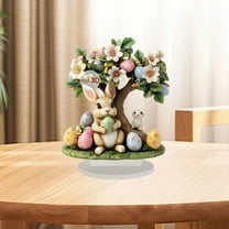 Bunny Decor Easter Shelf Decorations, Elegant Easter Decorations, Easter Office Décor Coffe Table Decor, Easter Figurine Vintage Style Ornaments(1PC)