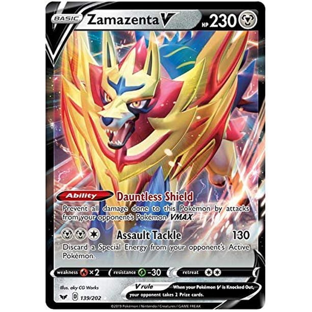 Zamazenta V - 139/202 - Ultra Rare - Walmart.com - Walmart.com