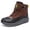 Dark Brown, variant on Men Waterproof Snow Boots Winter Ankle Wide Toe Box Work Boots