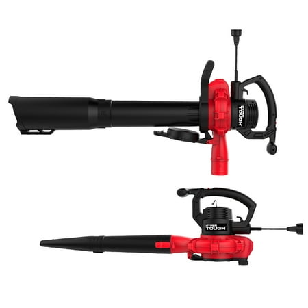 Hyper Tough 250 mph at 420 CFM 12 Amps Corded Electric Handheld Leaf Blower & Vacuum