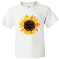 thumbnail image 3 of Inktastic Summer Grunge Sunflower Youth T-Shirt, 3 of 5