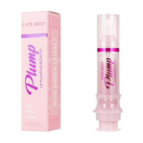 Fast Delivery Clearance! Plumping Lip Oil With Fresh Extract Instant Fuller Lips Hydrating & Nourishing Glossy Lip Glow Oil Lip Plumping Booster For Smooth Defined Lips