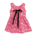 thumbnail image 3 of EnJoCho 1 to 6Y Toddler Cute Dresses Baby Kids Girls Sleeveless Printed Skirt Princess Dresses Fashion Solid Party Dress Little Girl Summer Clothes, 3 of 9