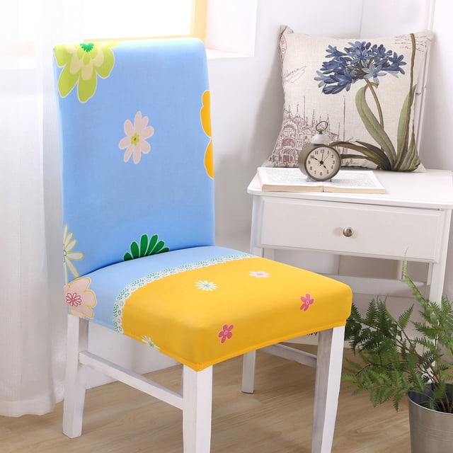 Decoración De Silla De Comedor De Cocina Con Estampado Floral De Asiento Decoración De Funda 28 Soledad Fundas para sillas de comedor