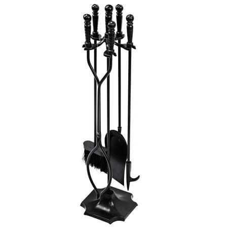 5 Pcs 31 Hearth Tool Fireplace Set Fire Tools Set Black Home