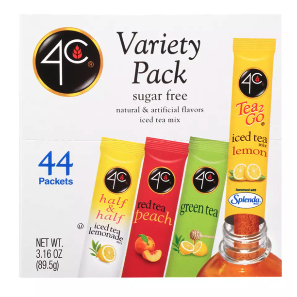 4C Foods Tea 2 Go Stix Variety Kosher Pack, 44 ct.