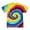 Carnival, variant on Tie Dye T-Shirts Rainbow Adult Sizes, Men 100% Cotton