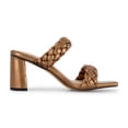 thumbnail image 5 of Dunes + CUSHIONAIRE Technology Women's Iris braided Heel Sandal +Memory Foam and Wide Widths Available, Bronze 6.5 W, 5 of 5
