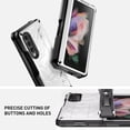 thumbnail image 3 of Feishell Rugged Case for Samsung Galaxy Z Fold3,Bulit-in Screen Protector & Kickstand,Heavy Duty Shockproof Hybrid TPU+PC Hinge Protection Armor Protective Phone Case with S Pen Holder,White, 3 of 11