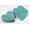 thumbnail image 4 of Inkdotpot Real Gold Foil Love Is Sweet Wedding Tag Favor Hang Paper Tag 100 Pieces, 4 of 8