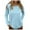 BU2 hoodies for women, variant on Adeawade Sweatshirts For Women Solid Color V Neck Hooded Long Sleeved Pullover Blouse Beige L Simple Style Playsuit