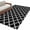 Black, variant on Yellow Moroccon Large Area Rugs for Bedroom Living Room, Soft Non Slip Carpet Bedside Rug, Farmhouse Minimalist Ethnic Geometric Round Floor Cover Kitchen Accent Rug 6' for Dining Room/Office