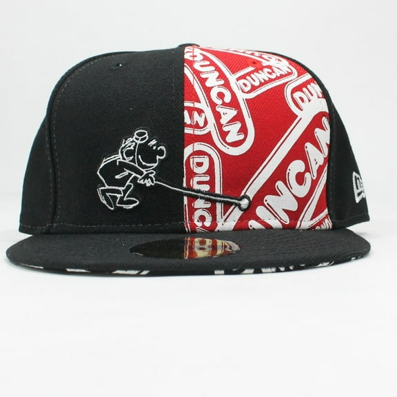 Duncan Yo-Yo Multicolor YoYo Man Logo Fitted Baseball Cap - New Era Hat (7 3/4")