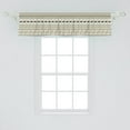 thumbnail image 2 of Ambesonne Tribal Window Valance, Aztec Native, 42" x 12", Beige and Brown, 2 of 3