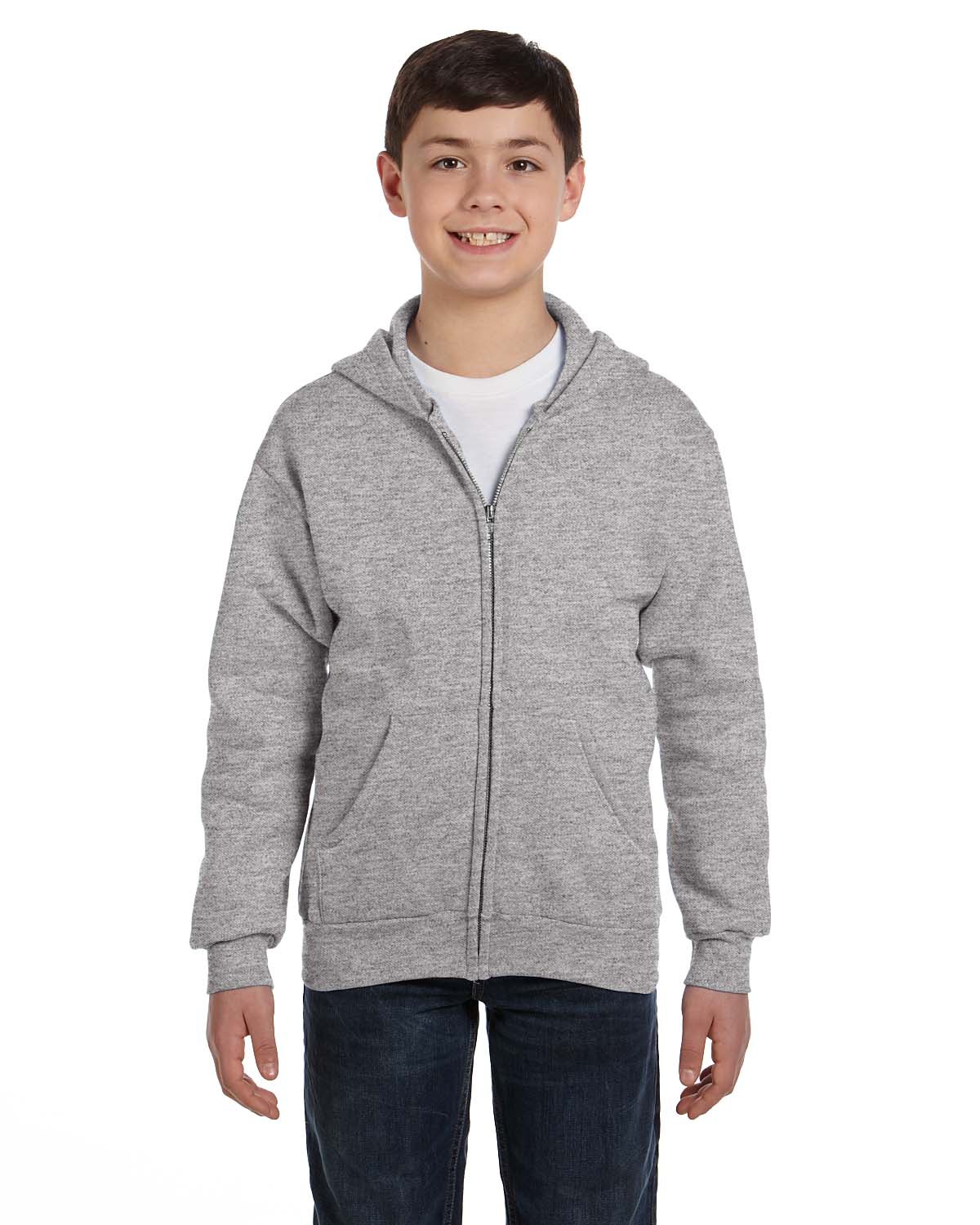 Hanes P480 Comfortblend Ecosmart FullZip Kids Hoodie Sweatshirt Walmart Canada