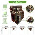 thumbnail image 5 of Lodge Bear Cabin Table Runner Linen Burlap Table Runner 72 Inches Long Vintage Brown Buffalo Plaid Boho Dresser Scarves for Kitchen Island Coffee Dining Room Party Wedding Holiday Decoration 16"x72", 5 of 8