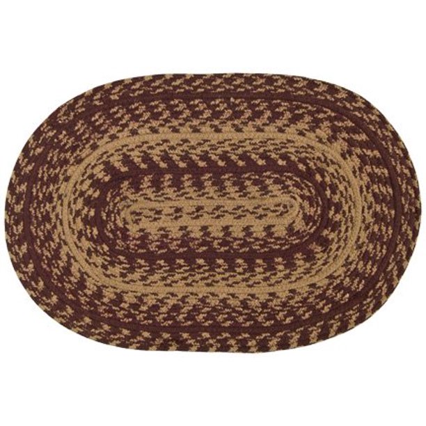 Tan Red Braided Jute Placemat Country Primitive Da Ae A A A A A A A A Ae A A A A A A A C Cor Walmart Com