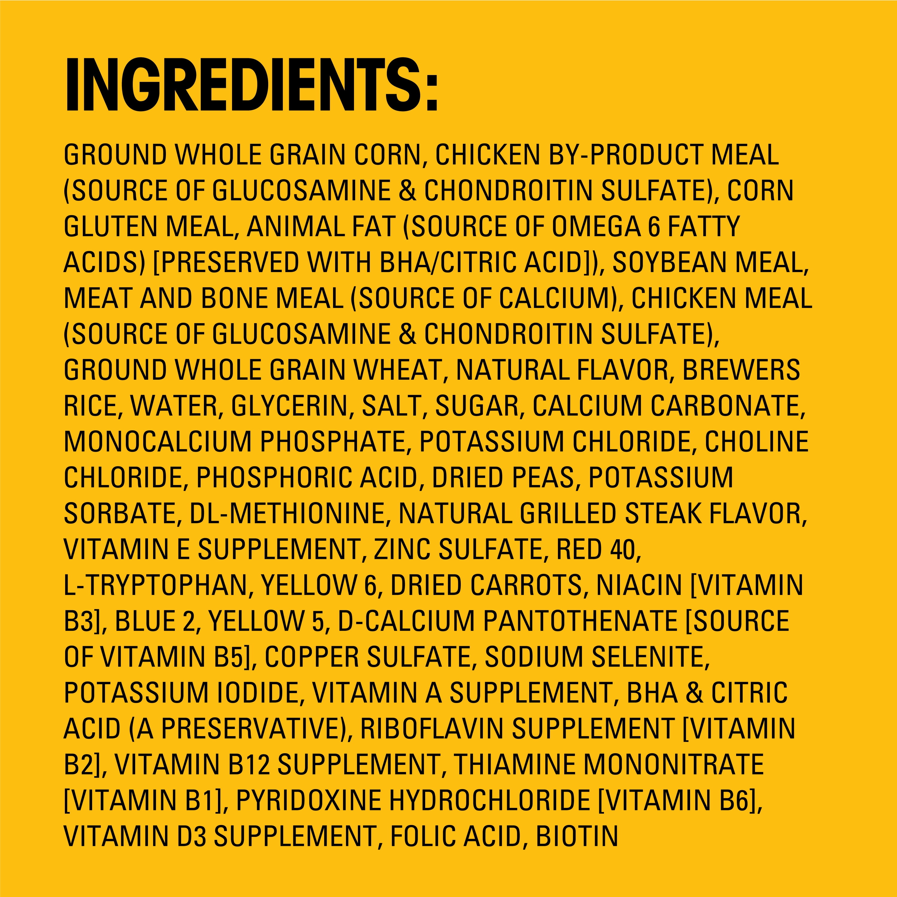 PEDIGREE with Tender Bites Complete Nutrition Adult Small Breed Dry Dog Food, Chicken & Steak Flavor, 15.9 lb. Bag