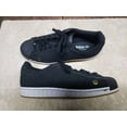 thumbnail image 1 of Adi - das Men's Size 1 1 1/2 " Superstar Pure Black Gum Leather Shoes FZ2145, 1 of 6