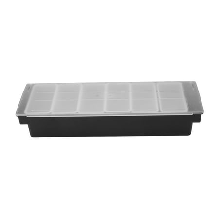 

Condiment Caddy Multi Function Strong Durable Condiment For Seasoning 6 Compartments