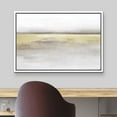 thumbnail image 3 of wall26 Framed Canvas Print Wall Art Yellow and Brown Pastel Landscape Abstract Shapes Illustrations Modern Minimalist Relax/Calm Cool for Living Room, Bedroom, Office - 16"x24" White, 3 of 5