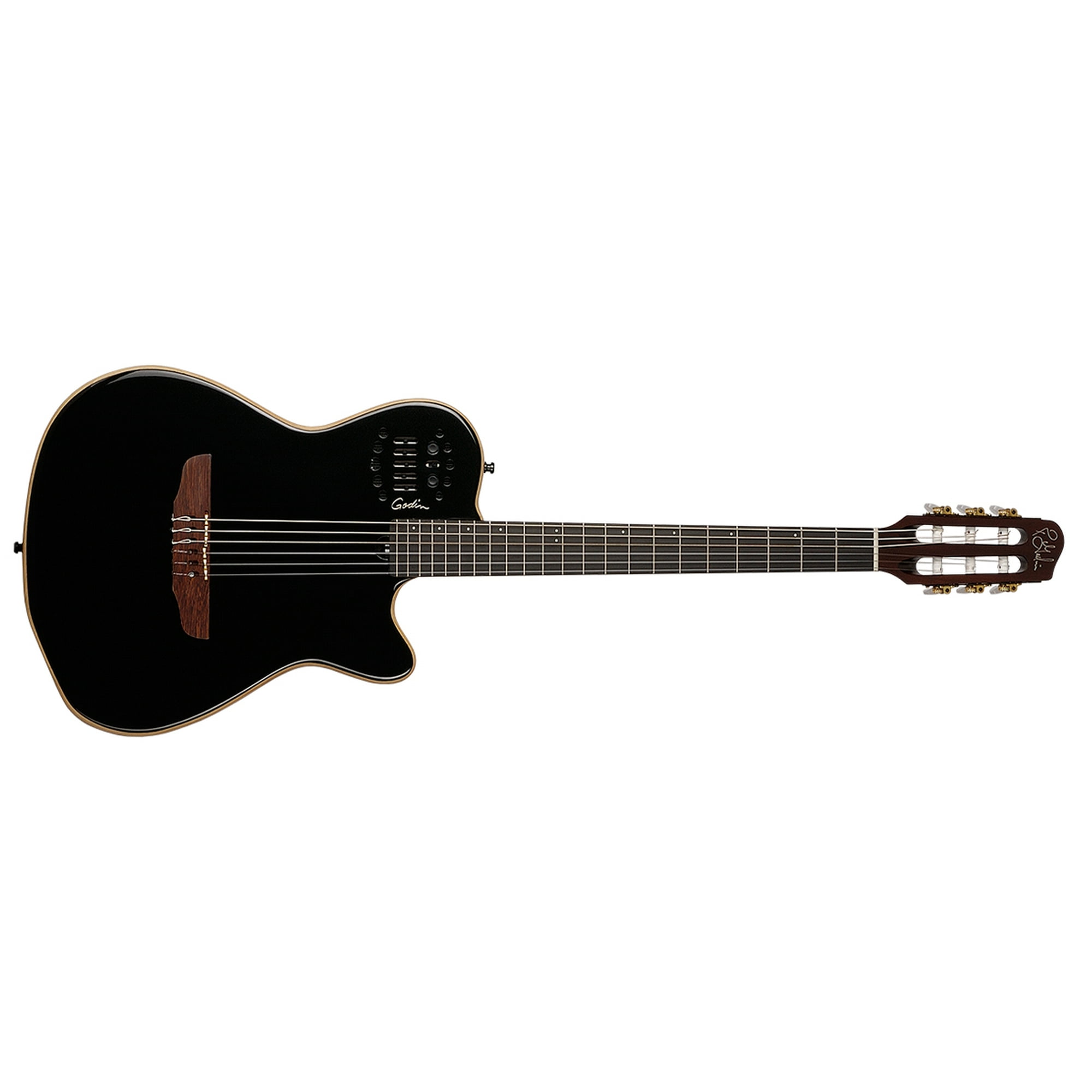 Godin ACS-SA Slim Classical Guitar - Black High-Gloss - Walmart.ca