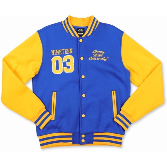 Big Boy Albany State Golden Rams S2 Mens Fleece Jacket [Royal Blue - S]