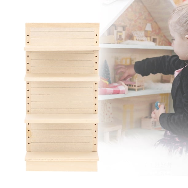 Muebles De Casa De Muñecas, Material De Madera De Calidad Para Aliviar El Estrés, Estantes De Supermercado Para Muñecas, Niños Para Niñas, Viajes A Casa Octpeak Estantes del supermercado