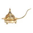 thumbnail image 2 of Incense Holder Burner,Metal Incense Burner Gold Gold Incense Burner Incense Burner Extended Durability, 2 of 8