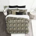 thumbnail image 3 of Demetre Coal Duvet Cover Set King, 3 of 5