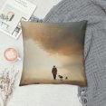 thumbnail image 2 of JEUXUS Short Plush Scripture Religious Jesus Art Pictures Pillowcase White, 2 of 5