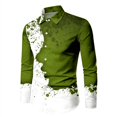 thumbnail image 1 of Camisa de hombre de lujo de alta calidad y moda para salidas diarias, camisa de tela elástica en cuatro direcciones de color rojo y morado con mangas largas y puños 2024, 1 of 6