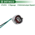 thumbnail image 4 of Ofertas únicas 2 pines arneses de cableado del sensor sensor de velocidad de salida para Lexus IS250 2006-2015 No.6U2Z14S411DA 2 terminales 1 juego 18 gauge, 4 of 7