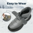 thumbnail image 4 of FitVille Men's Wide Width Warm Fur Lining Winter Snow Boots Water Resistant Snow Boots Lightweight Winter Boots For Men, 4 of 7