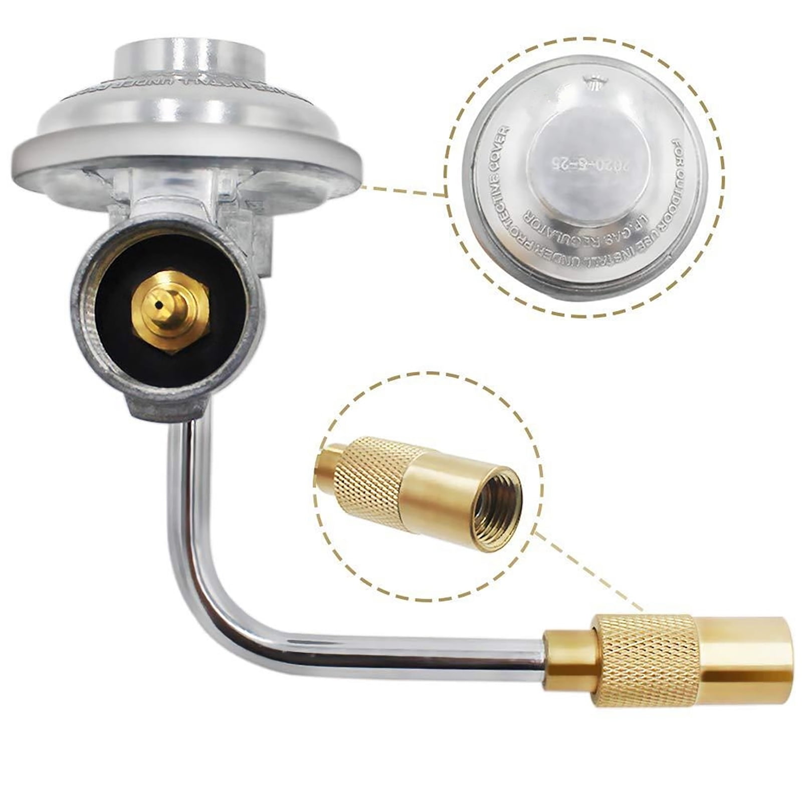 LP Gas Grill Regulator Adapte Kit for Blackstone 17" and 22" Tabletop Griddle TAPDRA Spare Part
