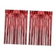 thumbnail image 5 of 2 cortinas con flecos de aluminio para decoración de fiestas, versátiles fondos para fotomatón. Rojo, 5 of 9