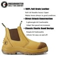 thumbnail image 5 of ROCKROOSTER Gammon 6" Men's Work Boots Steel Toe, TPU Outsole Slip On Wide Width EE Safety boots AK222-5, 5 of 9