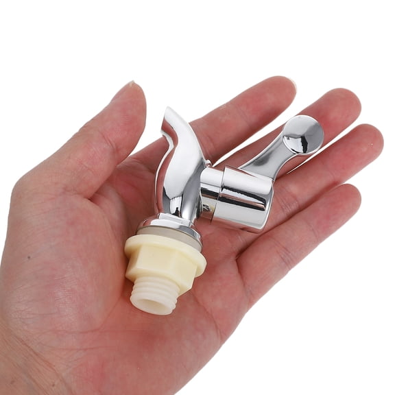 ETHZZLE Beverage Dispenser Spigot Drink Dispenser Spout Plastic Silver For Daily Use 1Pcs