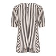 thumbnail image 6 of Bzhegqhd Woman Fashion Print Round Neck Drawstring Short Sleeve Pockets Jumpsuit, 6 of 8