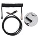 thumbnail image 3 of Cable USB tipo C de 3 m, cable en espiral tipo C a USB, puerto tipo C, línea de datos retráctil Negro, 3 of 8