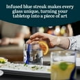 thumbnail image 4 of Libbey Blue Ribbon Rock Glasses Set, Artisan-Inspired Four-Dimple Shaped Glass Cups, Dishwasher Safe Whiskey Glasses Set of 8 for  Dinners, Parties, 4 of 6