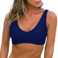 thumbnail image 2 of Mejor Belleza Mujer Traje de Baño de Moda Aumentar el tamaño 2 Piezas Tankini Tops de Bikini y Partes de Abajo Navy S, 2 of 8