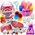 thumbnail image 1 of Kit de excavación de gemas de unicornio GirlZone con slime y pulsera, 1 of 7
