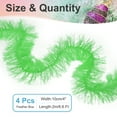thumbnail image 2 of Uxcell 6.6Ft Feather Boa, 4Pcs Artificial Fluffy Feather Boas Party Decorations for DIY Crafts, Wedding Costume, Christmas, Concert, Halloween, Home Decor, Fruit Green, 2 of 4