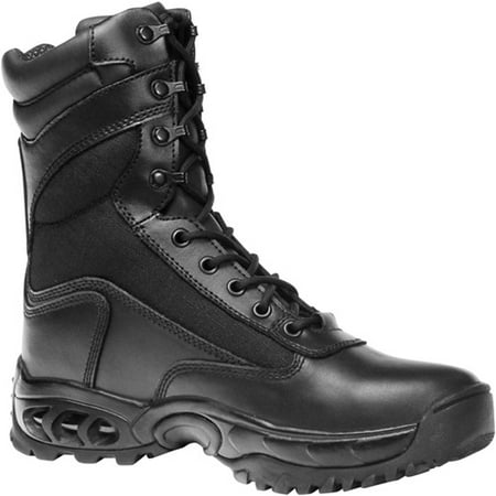 Ridge Black Water/Bloodborne Pathogen Resistant Leather Boots - M9 W10.5 Wide