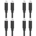 thumbnail image 1 of 4X Cable Typec para 3 Cable de Datos 40Gbps Velocidad 100W Carga RáPida 5K TransmisióN 50Cm, 1 of 5